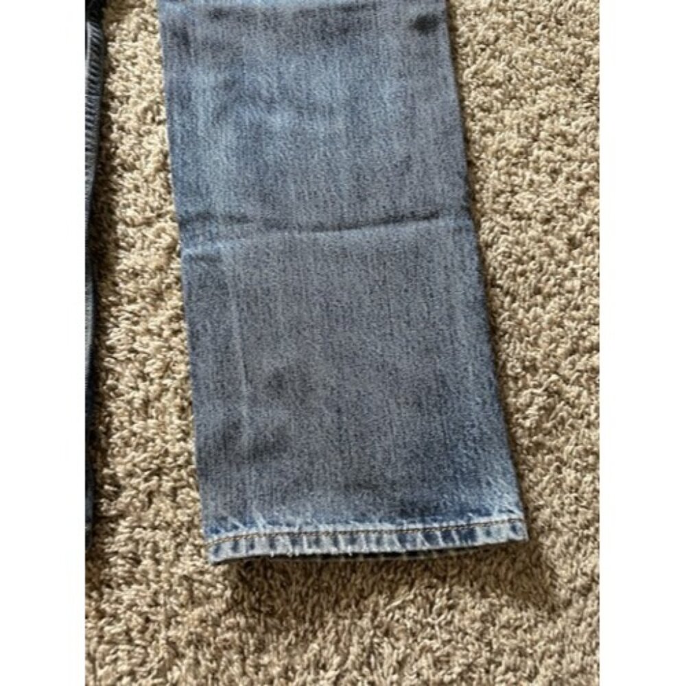 Levi's 505 Jeans Size W34 L34 Mens Straight Leg Reg Fit Medium Wash Blue Denim - Picture 12 of 15